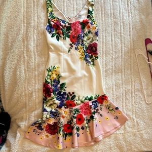 Venus floral rhinestone dress; sizeM; never worn NWOT